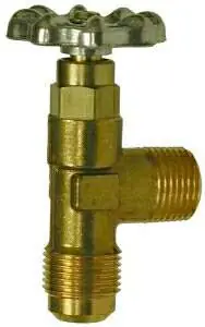 Fan Favorite Midland Metal 46485 Truck Valve, 1/2 x 5/8 in Nominal, MIP x Flared, 250 psi Pressure, -40 to 250 deg F