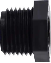 Midland Metal 28672P Reducer Hex Bushing, 1 in MPT x 3/4 in FPT, Polypropylene Free Returns