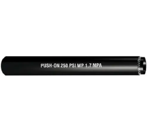 Buchanan Rubber PON-038-B General Purpose Push-On Hose, 700 ft L, 250 psi, Nitrile Rubber Tube, Black Weekend Sale