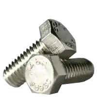 Popular 3/8"-16 x 2" Hex Cap Screws, 18-8 Stainless Steel A2, Partial Thread, Coarse (UNC), ASTM F593, Qty 100
