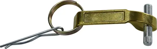 Midland Metal 61455 Handle Assembly, 3/4 in, Brass, For Use With Cam and Groove Fitting Super Sale