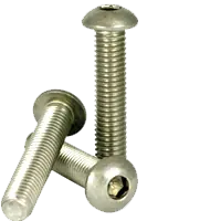 M8-1.25 x 25 mm Button Head Socket Cap Screws, 18-8 Stainless Steel A2, Full Thread, Coarse (UNC), Qty 100 Top Rated