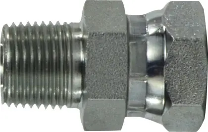 Cheap Midland Metal 140422 Swivel Adapter, 1/8 in MPT x 1/8 in FNPSM, Steel