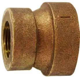 Midland Metal 43450 Reducing Coupling, 1-1/2 in FPT x 1-1/4 in FPT, Bronze Best Seller
