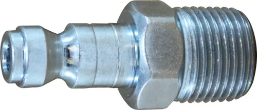 Final Sale Midland Metal 28513 Parker Tru Plug, 3/8 in MIP, Steel