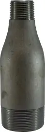 Midland Metal 90110 Hex Swage Nipple, 1 in MPT x 1/2 in MPT, Steel, SCH 80/XH Schedule Luxury