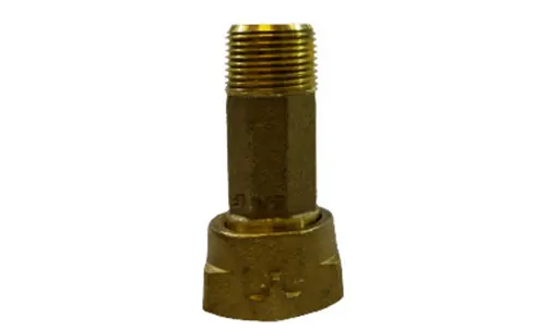 Midland Metal 970255 Water Meter Coupling, 1 in Nominal, FPT x MPT, 150 psi Pressure, Lead-Free Brass Best Price
