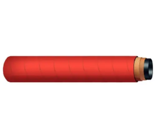 Luxury Buchanan Rubber PDR-125 Petroleum Discharge Hose, 100 ft L, 150 psi, Rubber Tube, Red