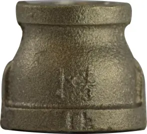 Midland Metal 44459LF Reducing Coupling, 2-1/2 in FPT x 1 in FPT, Bronze Deal