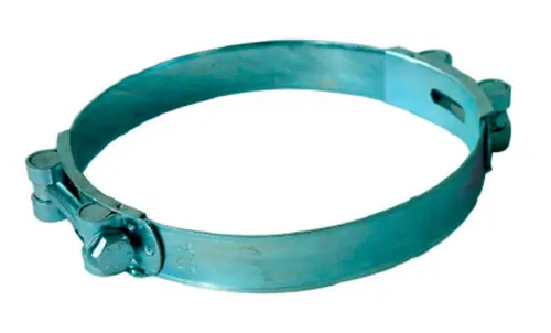 Buchanan Rubber M10DC-400 Two Bridge Double Bolt Clamp, 400 to 425 mm Nominal, 15-3/4 in Minimum Clamp Diameter, Steel Top Pick