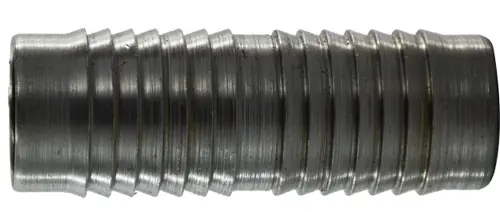Authentic Buchanan Rubber HM-800-S Hose Mender, 8 in Hose Barbed x 8 in Hose Barbed, Steel, Plain