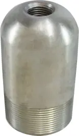 Hassle-Free Returns Midland Metal 91007 Standard Bull Plug with 1/4 Tap, 2-1/2 in MPT, Steel