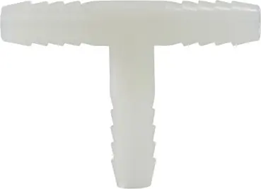 Shop Now Midland Metal 33420W Tee, 3/16 in Hose Barbed x 3/16 in Hose Barbed x 3/16 in Hose Barbed, Nylon