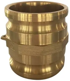 Midland Metal 44213 Spool Coupler, 2 in MPT x 2 in MPT, Brass Top Pick