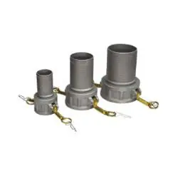 Trending Buchanan Rubber CGC-400CR-A1 Cam and Groove Crimplok Coupler, 4 in Type C x 4 in Barbed, Aluminum