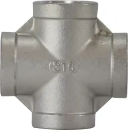 New Release Midland Metal 63399 Cross, 2-1/2 in FPT x 2-1/2 in FPT x 2-1/2 in FPT x 2-1/2 in FPT, Stainless Steel