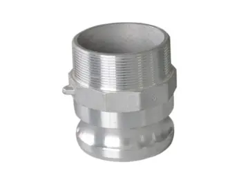 High Quality Buchanan Rubber CGF-3020-A Cam and Groove Reducer Adapter, 3 in Type F x 2 in MNPT, Aluminum