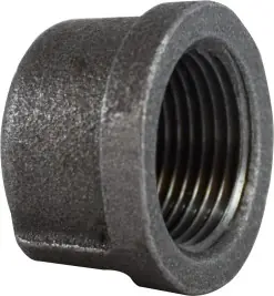Mega Sale Midland Metal 65473 Cap, 1/2 in FPT, Iron, Black, 150 lb