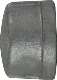 Limited Offer Midland Metal 64477 Cap, 1-1/2 in FPT, Iron, Galvanized, 150 lb