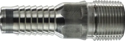 Midland Metal 973624 Combination King Nipple, 1-1/2 in Hose Barbed x 1-1/2 in MPT, Aluminum Grab Now