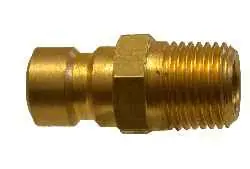 Last Chance Male Plug 1/4 Mold Coolant Line 1/8 MALE PLUG-BRASS 1/4 MOLD - 29900