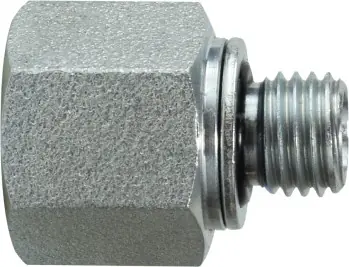 Premium Midland Metal 7045616 Adapter, 3/8 in FPT x M16 Male Metric, Steel