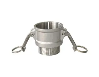 Buchanan Rubber CGB-125-SS1 Cam and Groove Coupler, 1-1/4 in Type B x 1-1/4 in MNPT, Stainless Steel Bargain