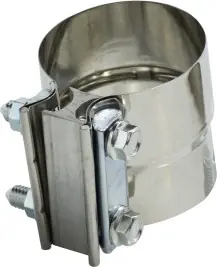Midland Metal 847200 Lap Clamp, 2 in Nominal, Stainless Steel, 76 mm W, 1/2 mm Thick Final Sale