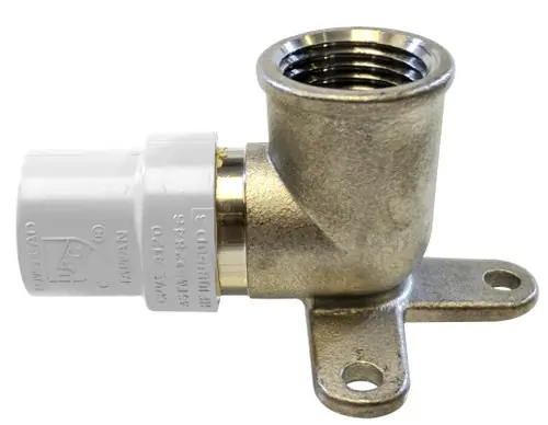 Best Choice Midland Metal 35420SS Drop Ear Elbow, 1/2 in CPVC x 1/2 in FPT, Stainless Steel