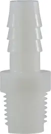 Place Order Midland Metal 33306W Adapter, 3/4 in Hose Barbed x 3/8 in MIP, Nylon