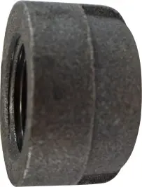 Deal Midland Metal 69481 Cap, 4 in FPT, Iron, Black, 300 lb