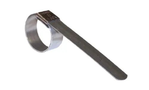 Clearance Buchanan Rubber CPHLS Series CPHLS-16 Hammerlock Stain Center Punch Clamp, 4 in Nominal, Stainless Steel, 5/8 in W
