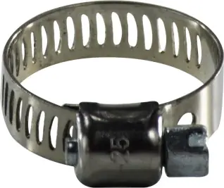 Top Rated Midland Metal 325 Series 325005 Miniature Worm Gear Clamp, 7/16 in Minimum Clamp Diameter, 301 Stainless Steel