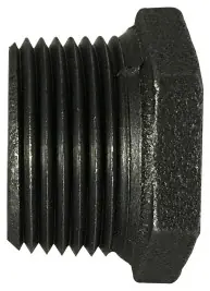 Affordable Midland Metal 65503 Reducer Hex Bushing, 1/2 in MPT x 1/8 in FPT, Iron, Black