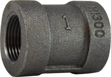 Sale Midland Metal 69414 Pipe Coupling, 3/4 in FPT x 3/4 in FPT, Iron, Black, XH Schedule, 300 lb