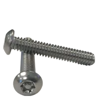Fan Favorite 8-32 x 1 1/4" Machine Screws, Torx Button Head, T15 Drive 6 Lobe Pin-In (Tamper-Resistant), 18-8 Stainless Steel, Full Thread, Qty 500