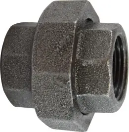 Limited Time Midland Metal 65608 Union, 2 in FPT x 2 in FPT, Iron, Black, 150 lb