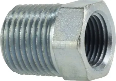 Order Now Midland Metal 540682 Hex Reducer Bushing, 1/2 in MPT x 1/8 in FPT, Steel