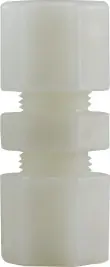 Midland Metal 17064N Union and Reducing Union Connectors, Plastic Compression, 1/4 Wht Nyln Compression Union, Plastic Fittings In Demand