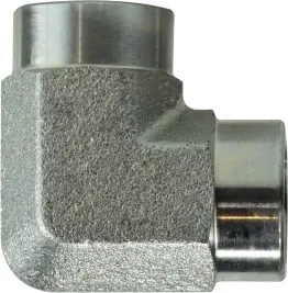 Midland Metal 550486 90 deg Elbow, 1/2 in FPT x 3/8 in FPT, Steel Fast Shipping