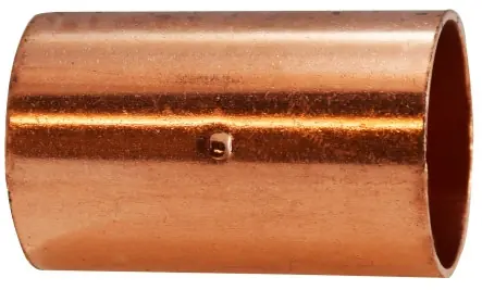 Midland Metal 77241 Couplings with Stops, Copper Sweat Fittings, 1 Cplg(Socket) Cxc Dimp Stop, Nipples and Fittings Buy Direct