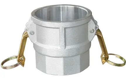 Buchanan Rubber CGD-200-A1 Cam and Groove Coupler, 2 in Type D x 2 in FPT, Aluminum Secure Checkout