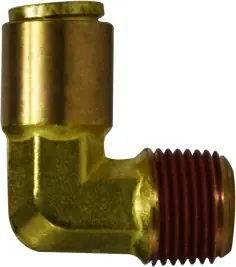Weekend Sale Midland Metal 691008 90 deg Elbow, 5/8 in Tube OD x 1/2 in Male NPTF, Brass