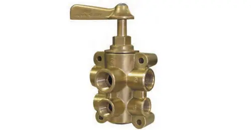 Limited Time Midland Metal 46237 Fuel Valve, 1/2 x 3/8 in Nominal, FIP x FIP, 6 -Port/Way, 30 psi Pressure