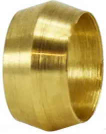 Midland Metal 18006 Sleeve, 7/16 in Compression, Brass Affordable