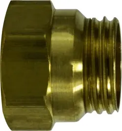 Buy Direct Midland Metal 38312 Nut, 3/8 in Tube, Brass