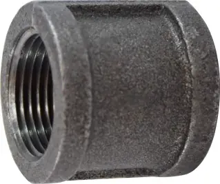 New Release Midland Metal 65411 Coupling, 1/4 in FPT x 1/4 in FPT, Iron, Black, 150 lb