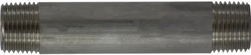Midland Metal 49060 Welded Pipe Nipple, 1/2 in MPT x 1/2 in MPT, 1-1/8 in L, Stainless Steel, SCH 40 Schedule Flash Sale