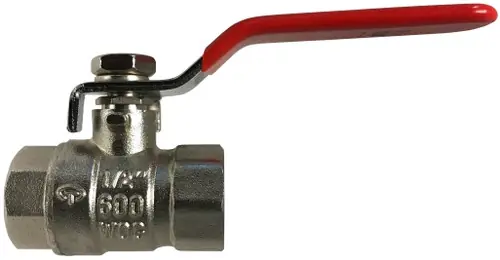 Midland Metal 941154NP Ball Valve, 3/4 in Nominal, FIP x FIP, 600 psi WOG Pressure, -40 to 365 deg F Clearance