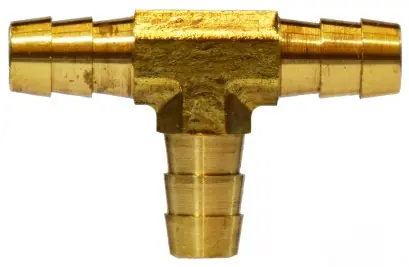 Midland Metal 32126 Tee, 3/8 in Hose Barbed x 3/8 in Hose Barbed x 3/8 in Hose Barbed, Brass Flash Sale
